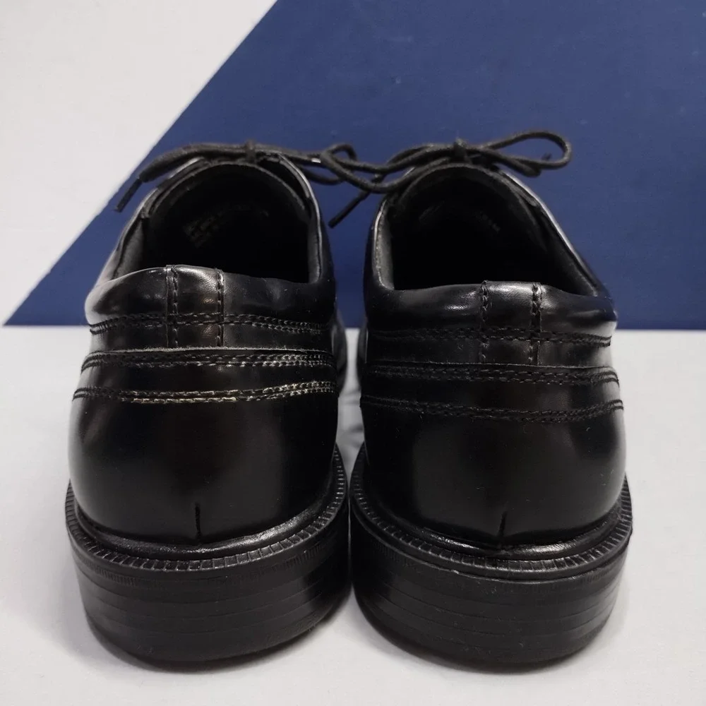 Nunn Bush Dynamic Comfort Dress Shoes Mens US 10.5M Black Leather Slip Resistant